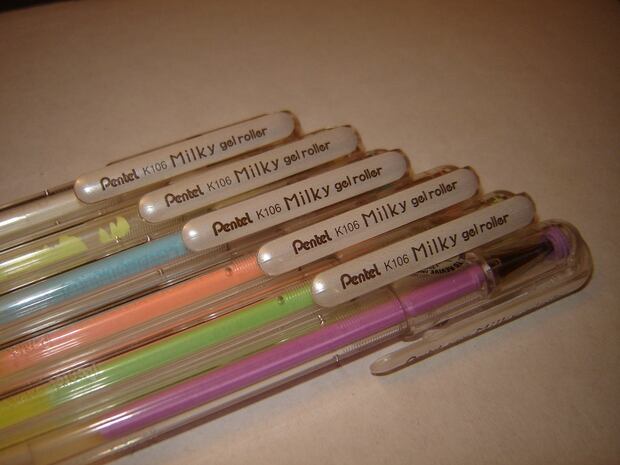 Pentel milky gel roller. Photo / Reddit