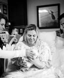 Royce and Keri Young meeting their daughter, Eva, after she was stillborn. Photo / Mitzi Aylor-Aylor Photography, Washington Post