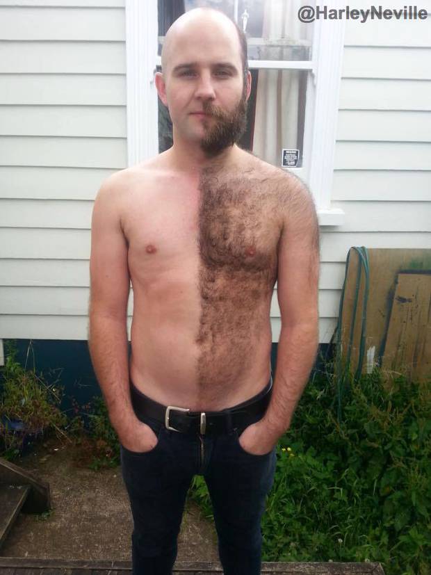 Neville featuring some more hair art. Photo / Harley Neville