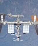 Rocket Lab must wait for the the International Space Station to pass. Photo / NASA