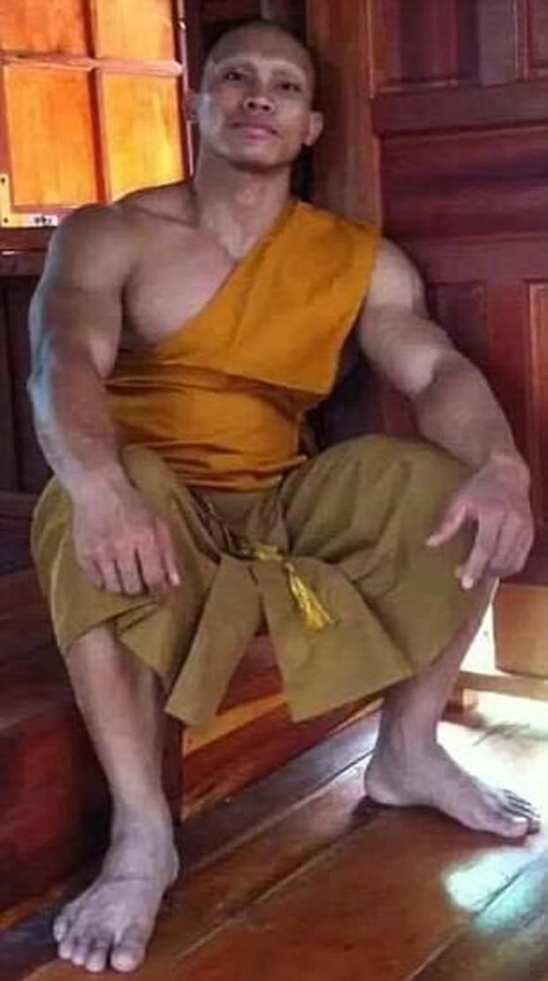 The monk's identity is not known.