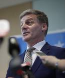 National leader Bill English says Labour hasn't given itself enough room to meet operating costs. Photo / Dean Purcell