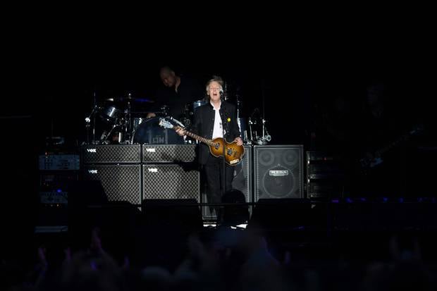 Sir Paul McCartney performs at Mt Smart Stadium. Photo / Supplied