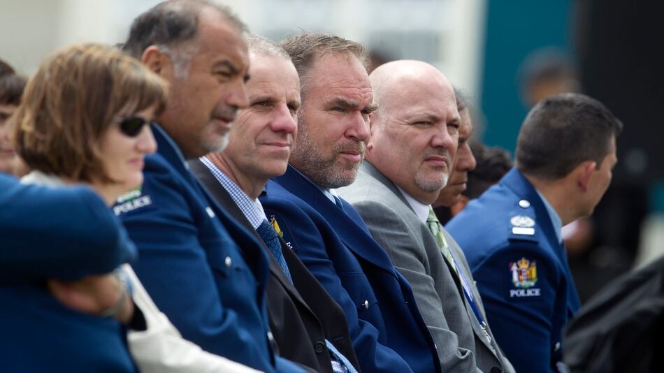 Launch for a new school police studies course at Rotorua Boys' High School. Photo/Ben Fraser