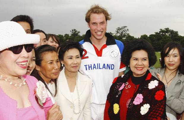 The prince still had a solid head of hair back in 2005. Photo / Getty Images