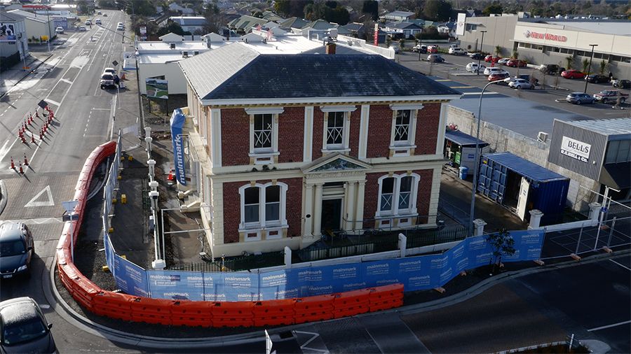 Earthquakes resulted in substantial damage to this Category One Heritage listed building in Kaiapoi. Photo / Supplied.