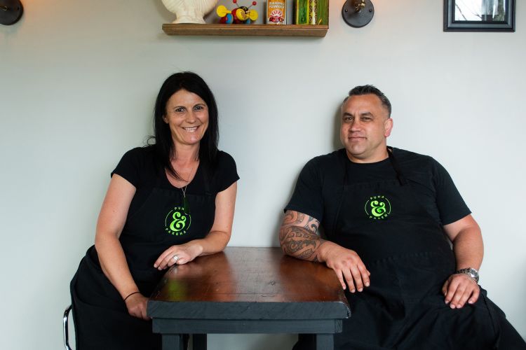 Pūhā & Pākehā owners Belinda and Jarrad McKay. Photo / Supplied