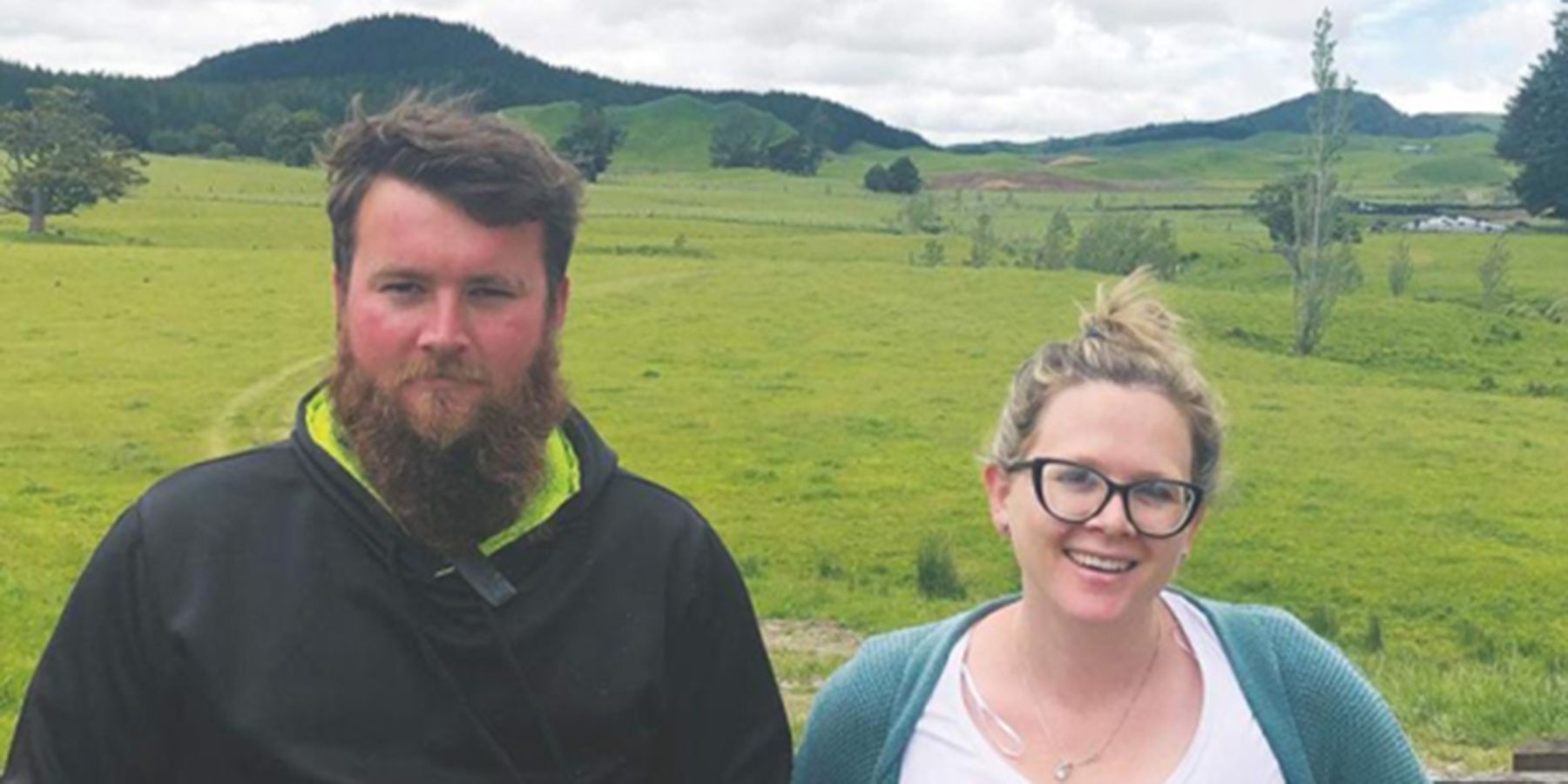 Ryan Sanderson and partner Malinda Wynyard. Photo / Supplied.