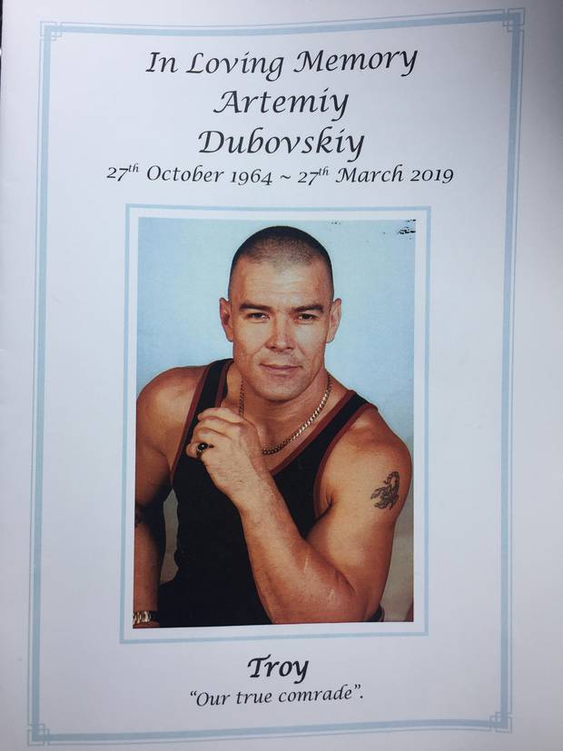 Artemiy 'Troy' Dubovskiy died following a stand off with police last week. Picture / supplied