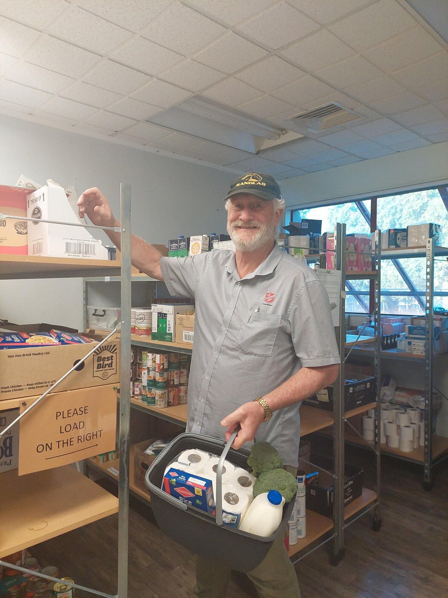 Tauranga Salvation Army Community Ministry team member Bazz Lowe. Supplied photo