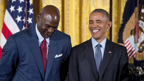 Barack Obama Roasted Michael Jordan At The White House Nz Herald