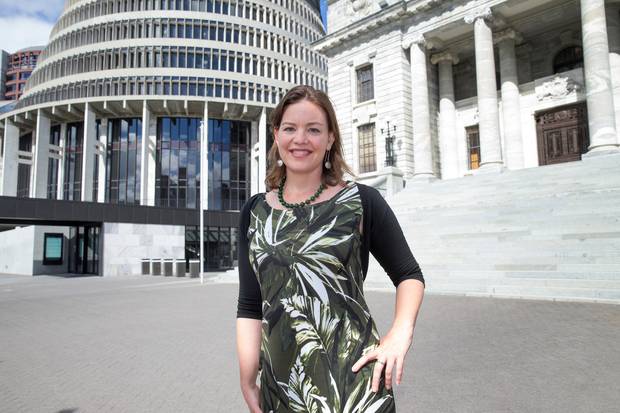 Associate Transport Minister Julie Anne Genter announced changes to the driver licensing regime today. Photo / Mark Mitchell