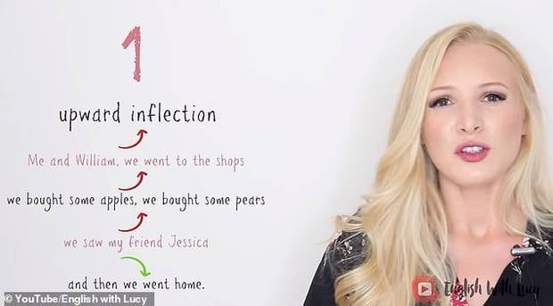 Upward inflection is when a sentence ends with a person raising their pitch. Photo / YouTube