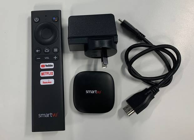 Freeview's new $139 SmartVu lets you watch its live channels - or at least most of them, Prime is conspicuously absent - without the need for an aerial or satellite dish. Photo / Chris Keall.