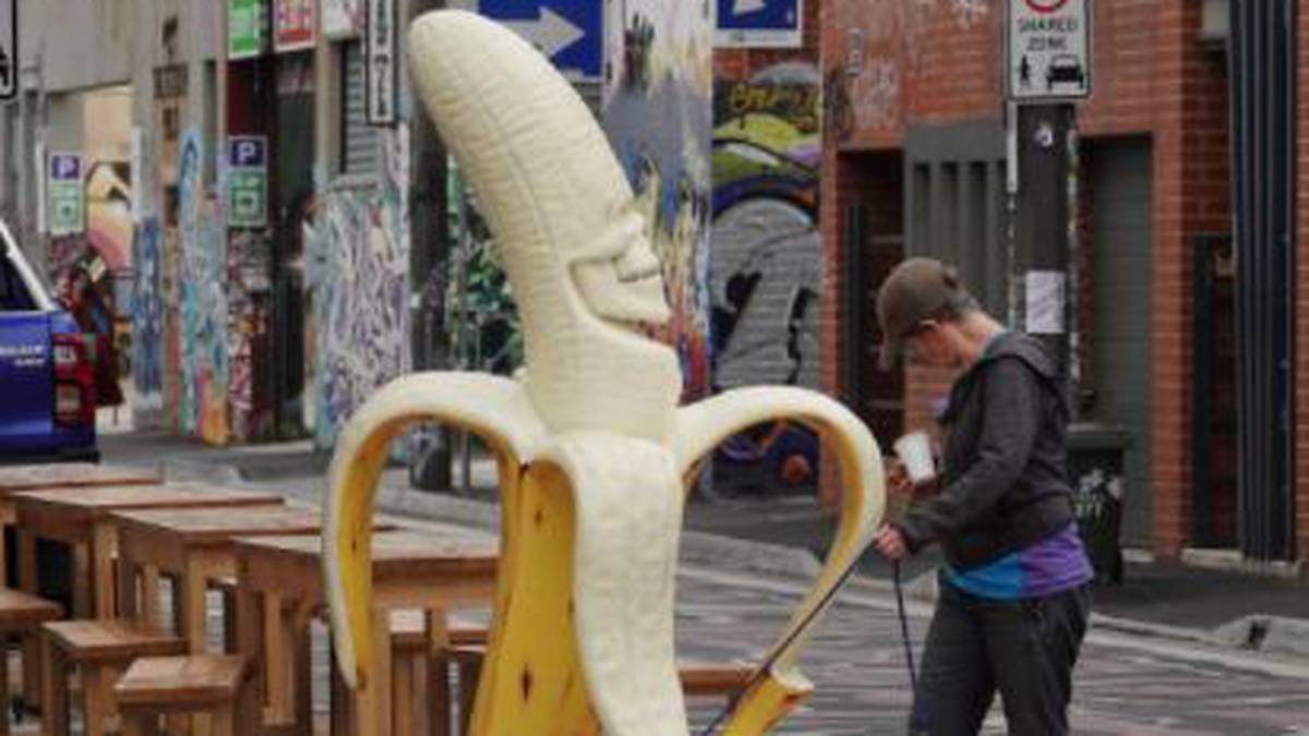 Polisi semakin dekat untuk menemukan orang yang bertanggung jawab atas percobaan ‘pemenggalan’ patung pisang Fitzroy