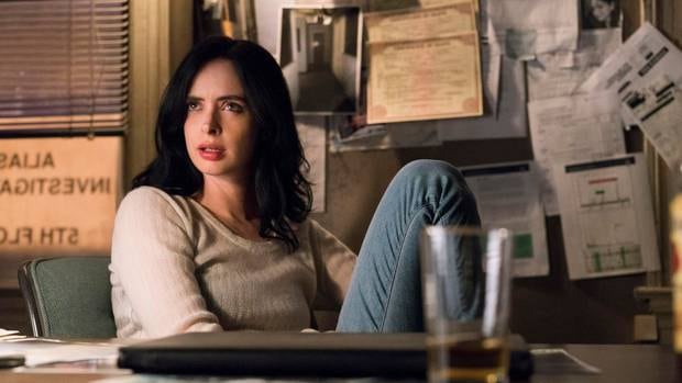 Freeview's SmartVu lets you stream live TV channels via broadband, plus apps including Netflix (pictured: Netflix series Jessica Jones).