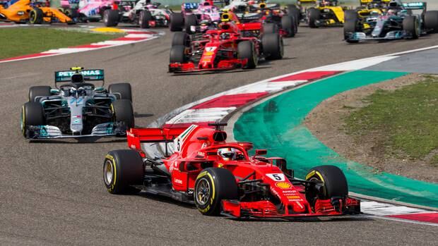 Start during the Formula One Grand Prix of China at Shanghai International Circuit. Photo / Getty Images