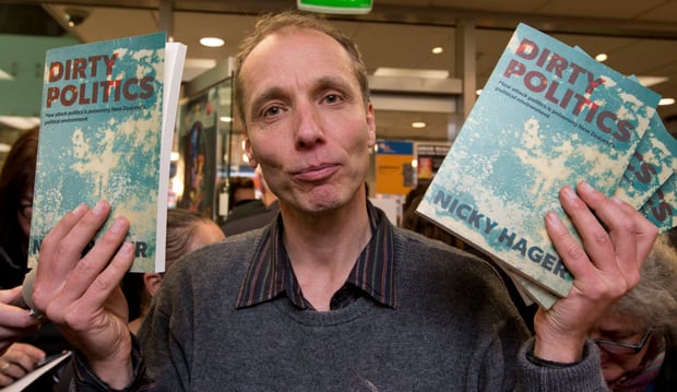 Author Nicky Hager, who investigated the Whaleoil blog for the 2014 book Dirty Politics. Photo / Mark Mitchell
