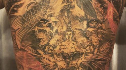 King Of The Jungle Zlatan Ibrahimovic S Back Tattoo Could Be The