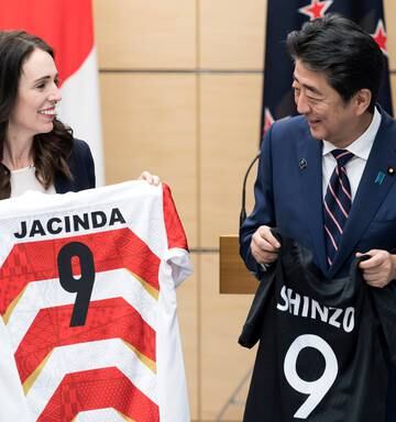 Jacinda Ardern To Talk Rugby World Cup With Japanese Pm Shinzo Abe At East Asia Summit Nz Herald