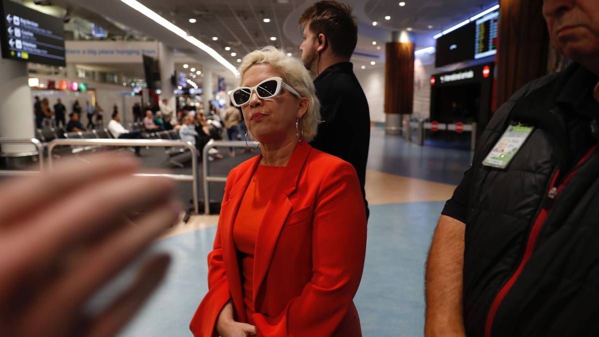 Anti-trans activist Kellie-Jay Keen-Minshull - aka Posie Parker - arrives at Auckland Airport. March 24, 2023. Photo / Dean Purcell