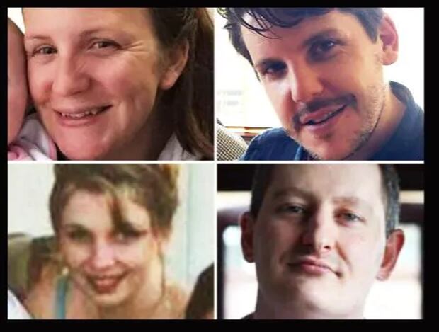 Dreamworld victims Kate Goodchild, Luke Dorsett, Roozi Araghi and Cindy Low.