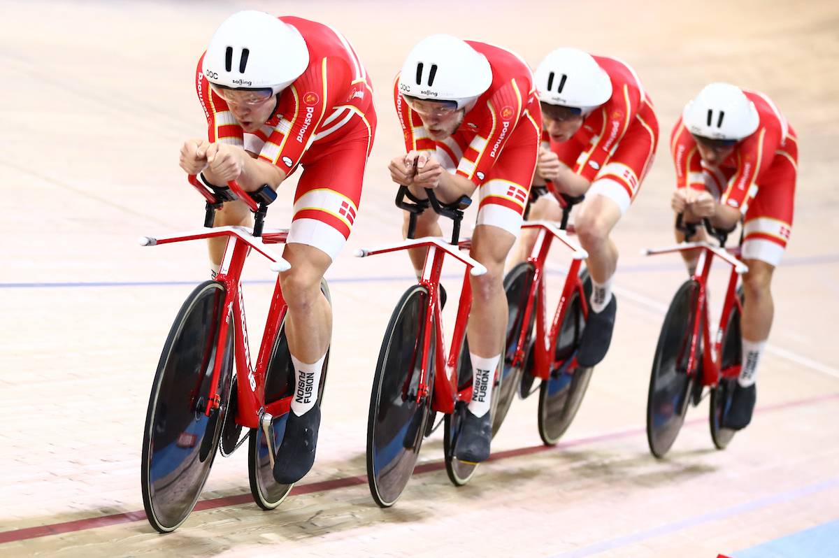Cycling Kiwi Track Cyclists Take Silver Medal After Being Blitzed By Denmark S World Record Ride Nz Herald
