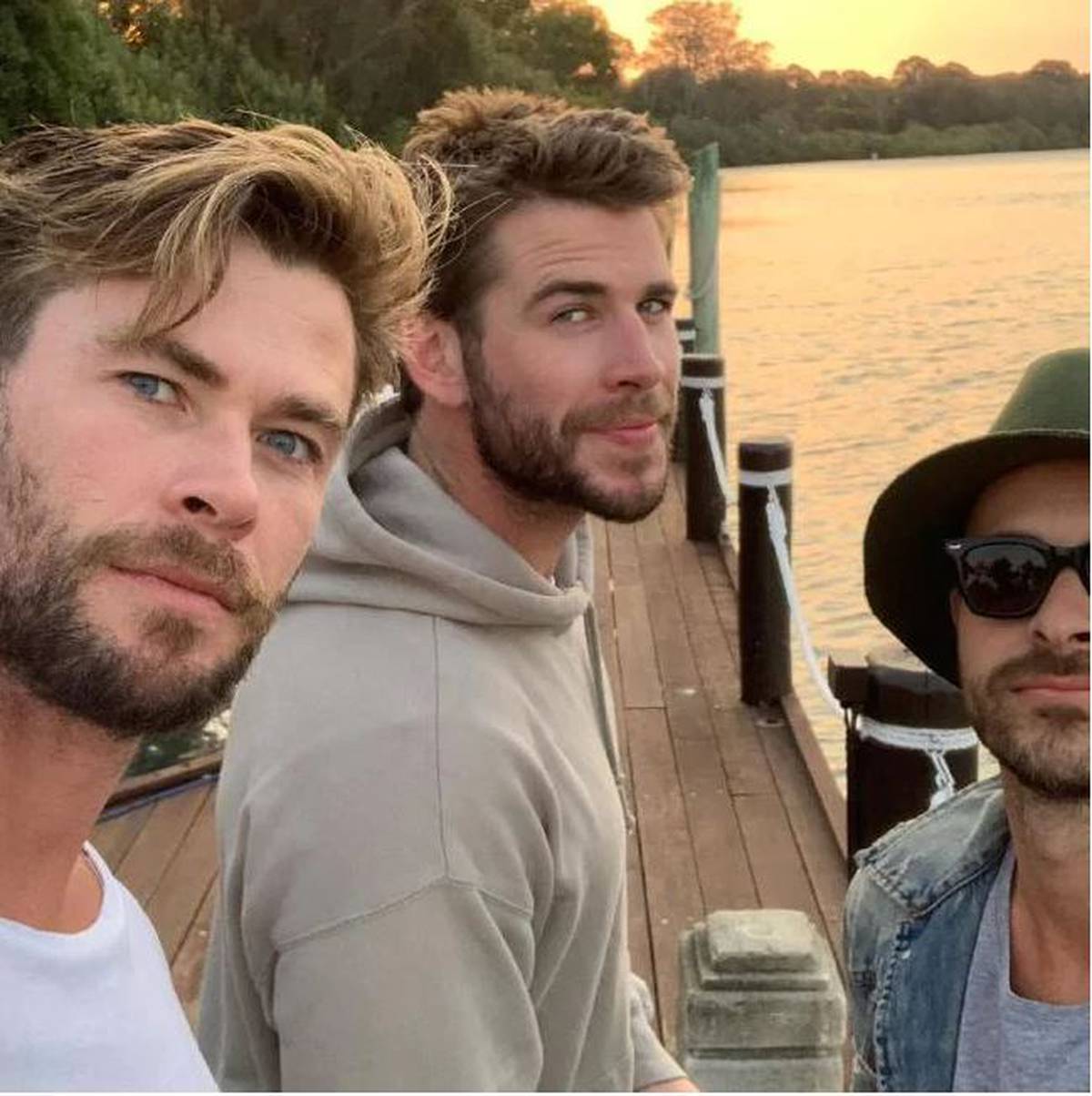 Liam Hemsworth Pops Up On Brother Chris Instagram Following Miley