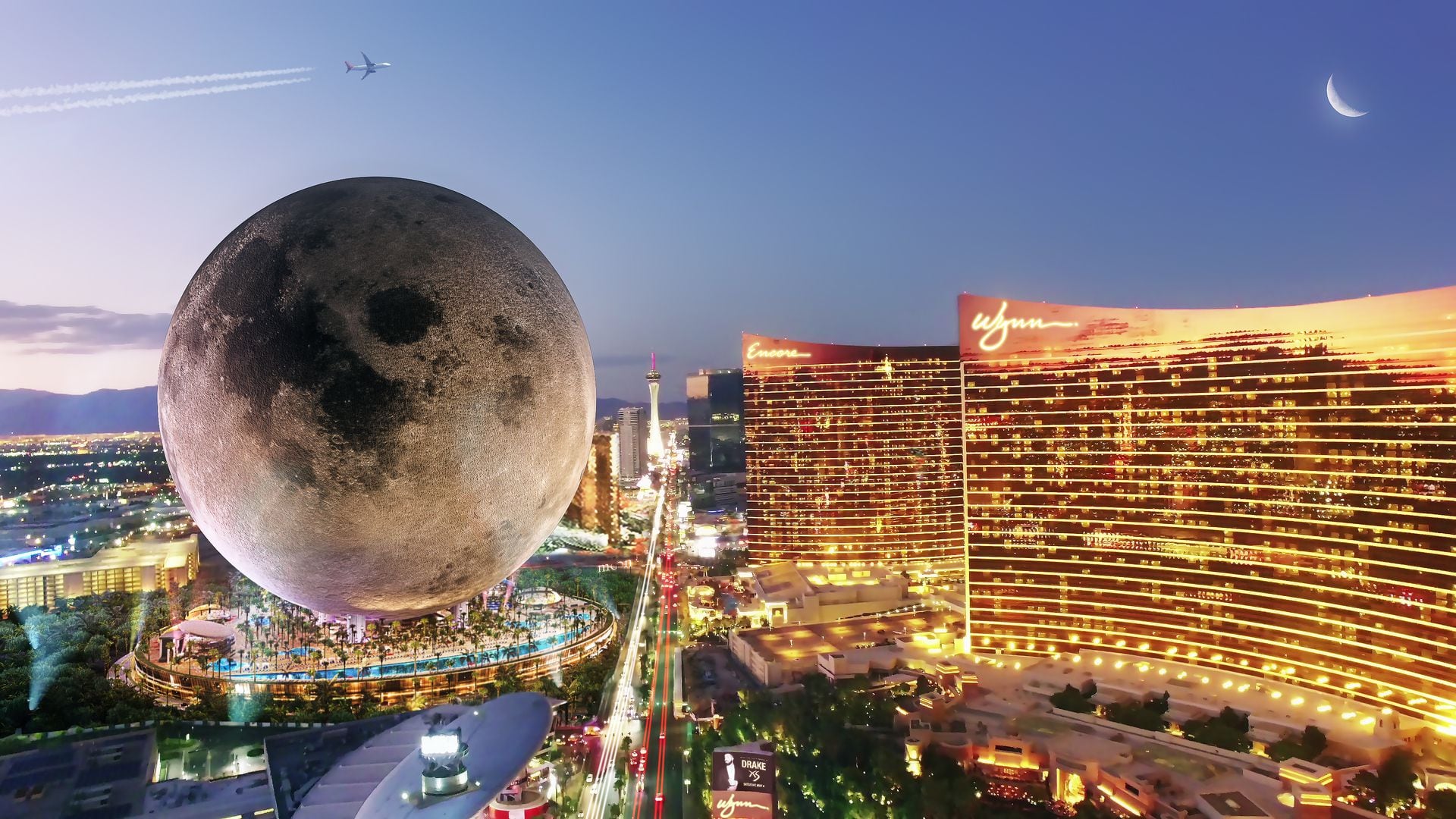 Las Vegas Moon Hotel Casino Aims To Be World S Largest Spherical Building Nz Herald