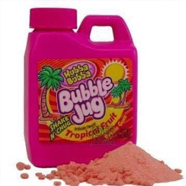 This was often a popular way to be able to share gum without having to give away a whole pirce of Hubba Bubba.