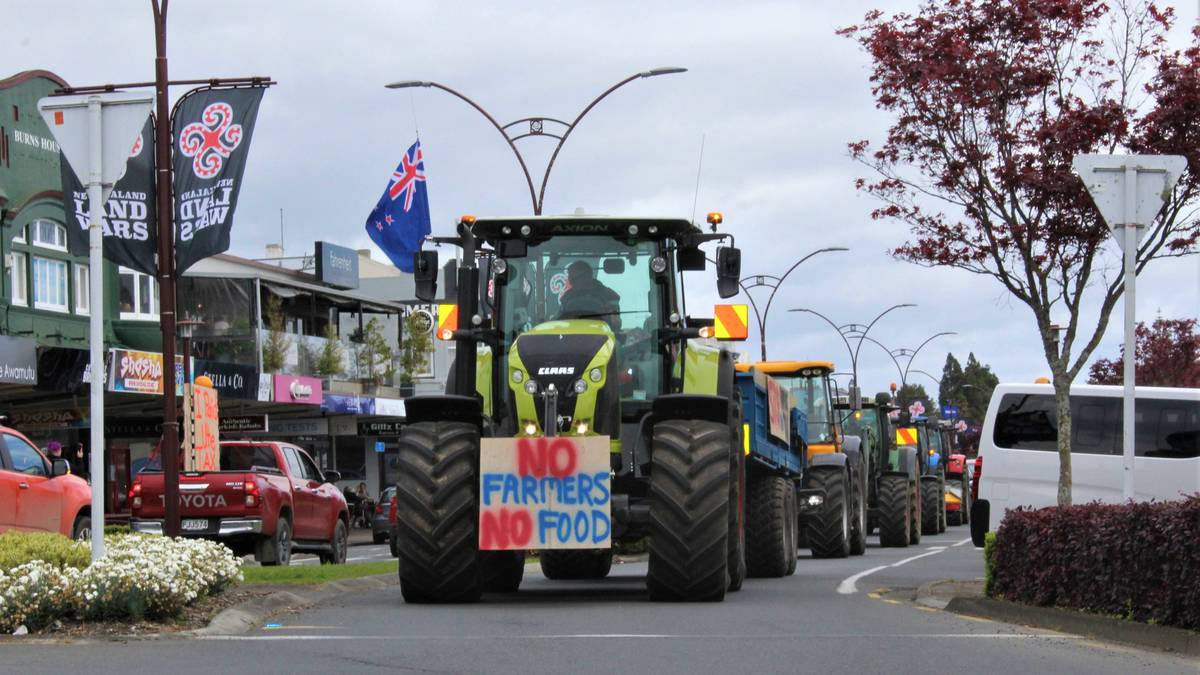 Groundswell protest makes its way through Waikato towns, Hamilton city