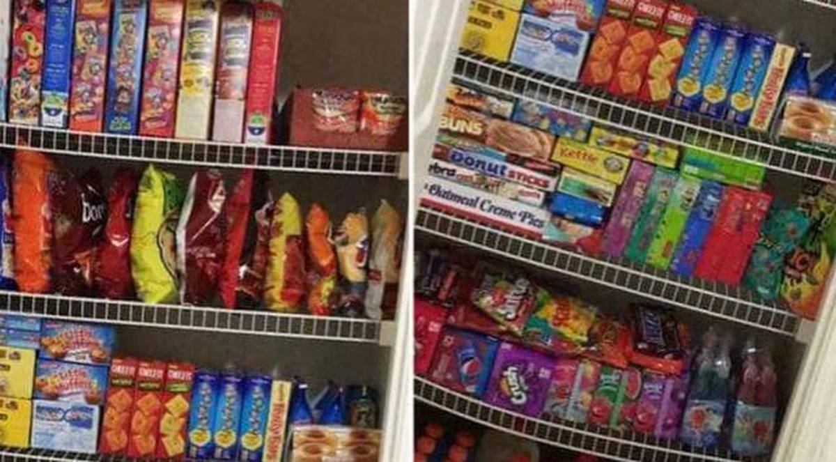 Fully Stocked And Nicely Organized Pantry Goes Viral For The Wrong