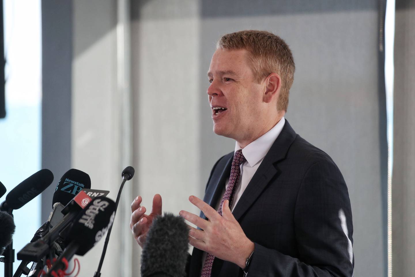 Prime Minister Chris Hipkins is making another visit to Auckland today and is expected to announce plans to improve the northwestern motorway for buses. Photo / Jason Oxenham