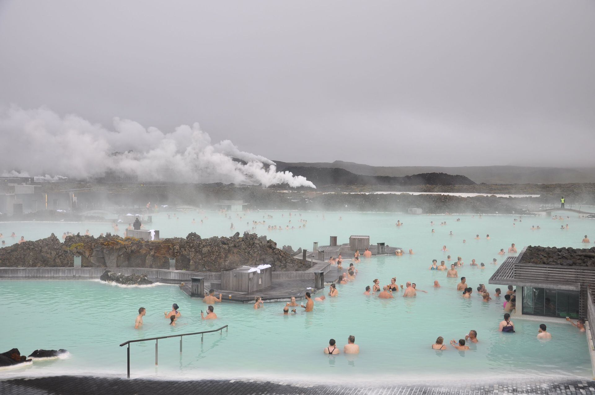 Iceland volcano: Blue Lagoon spa reopens despite eruption fears, Iceland