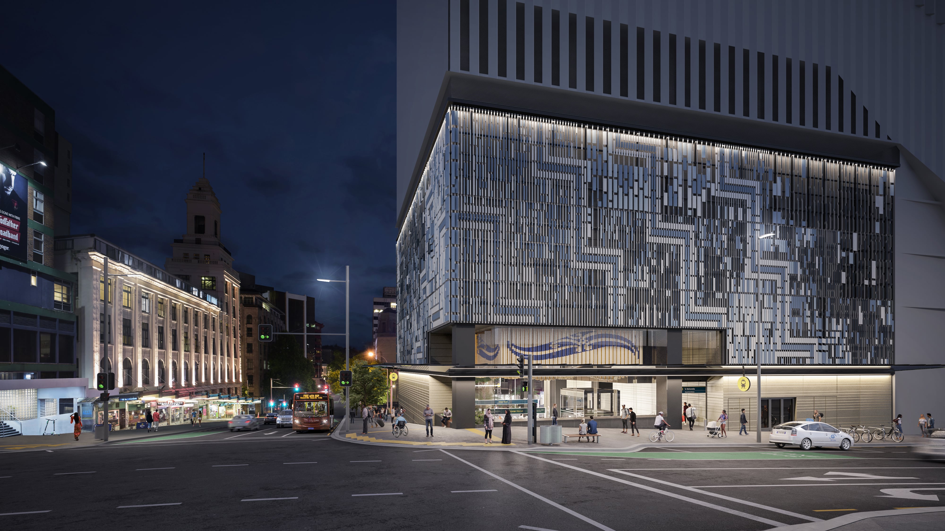 New images reveal redesigned Auckland City Rail Link stations and