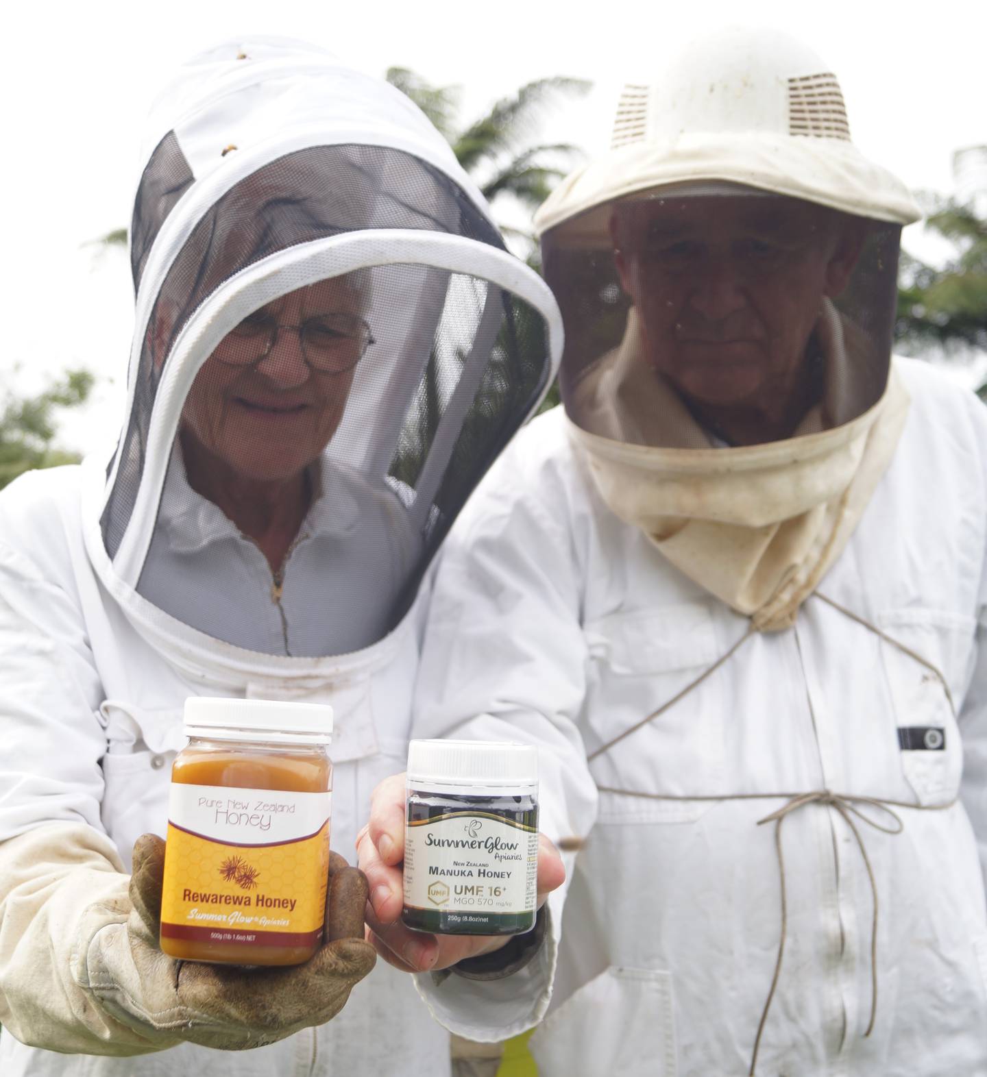 While SummerGlow Apiarie specialises in mānuka honey, they also produce rewarewa and bush honey. Photo / Danielle Zollickhofer