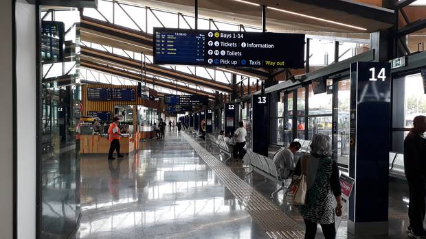 The inside of the Manukau bus station. Source / Auckland Transport