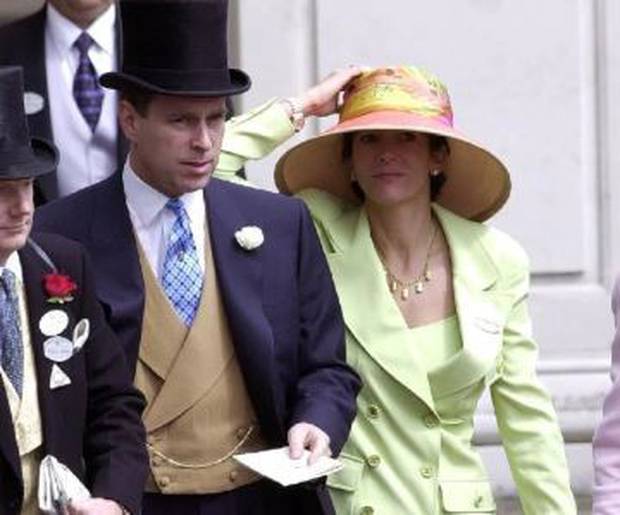 Prince Andrew and Ghislaine Maxwell at the Royal Ascot Races in 2000. Photo / Getty Images