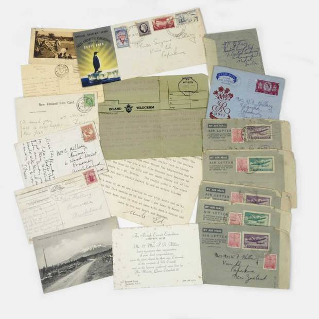 A forgotten letter by Sir Edmund Hillary just days before his world-first ascent of Mt Everest has surfaced for the first time. Photo / Supplied