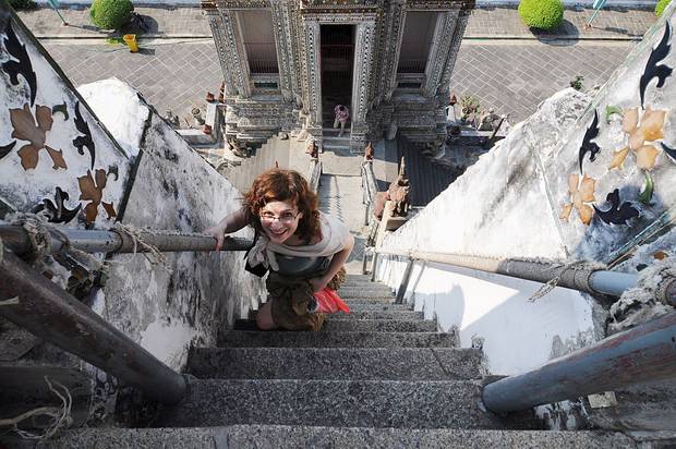 We saw tourists climbing on ancient walls, not wearing proper attire or taking insensitive photos. Photo / Getty Images