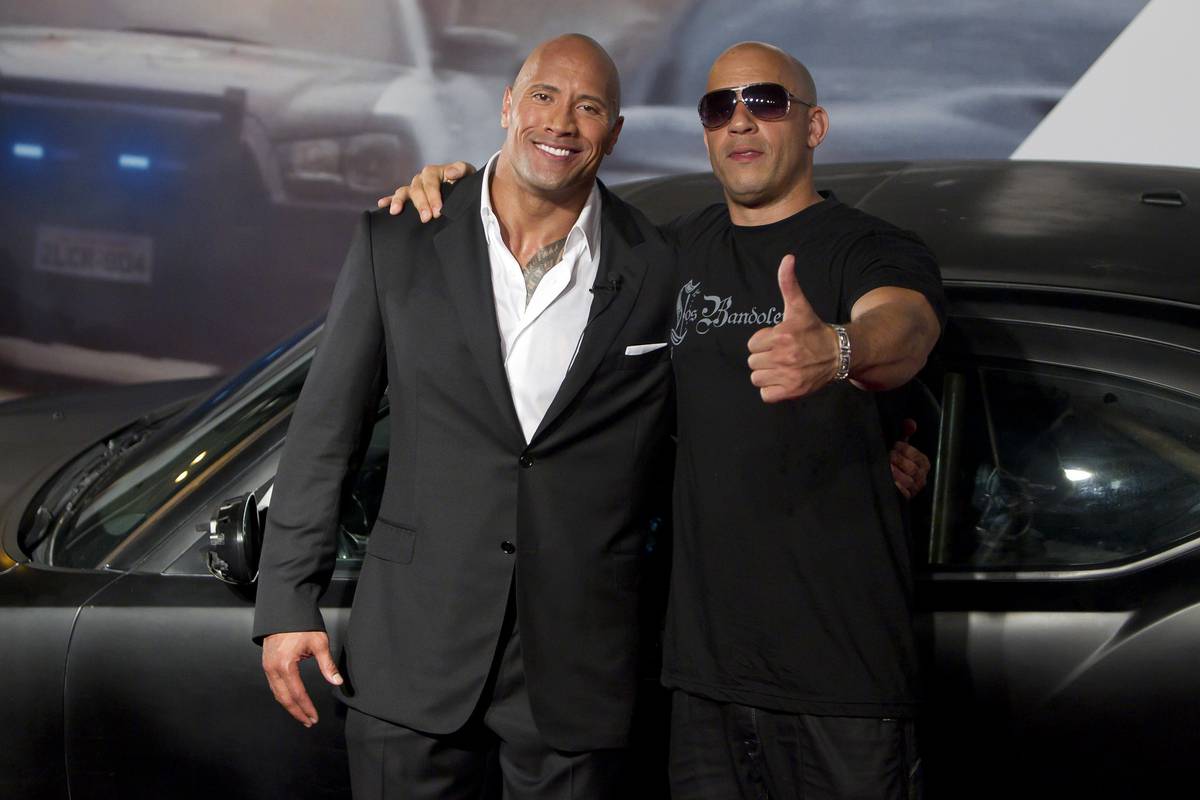  Sources say The Rock and Vin Diesels feud is a huge prank for publicity - NZ Herald Sources say The Rock and Vin Diesels... 