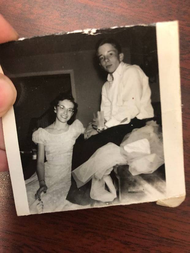 Marty and Carter on their prom night. Photo / Courtesy of Marty Ingham Everett