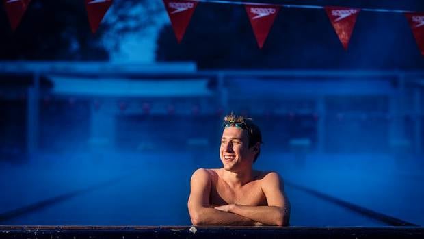 Rotorua swimmer Paddy Baylis has been in America for a year on a swimming scholarship. Photo / Stephen Parker