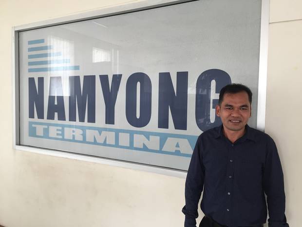 Namyong Terminal operation manager Weerapong Sripa. Photo / Aimee Shaw