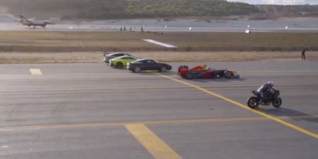The race begins at an airport in Turkey.