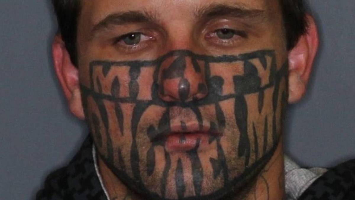 Police Looking For Gang Member With Hard To Miss Face Tattoo Nz Herald