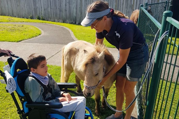Pets Aid Therapy visits special needs groups. Photo supplied