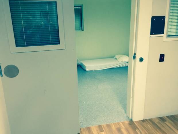 Example of a seclusion room at a government run mental health facility 