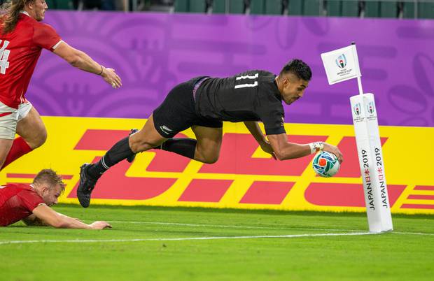 Rieko Ioane has played 29 tests for the All Blacks, but found himself unable to earn selection in the top tier games at the Rugby World Cup last year. Photo / Mark Mitchell