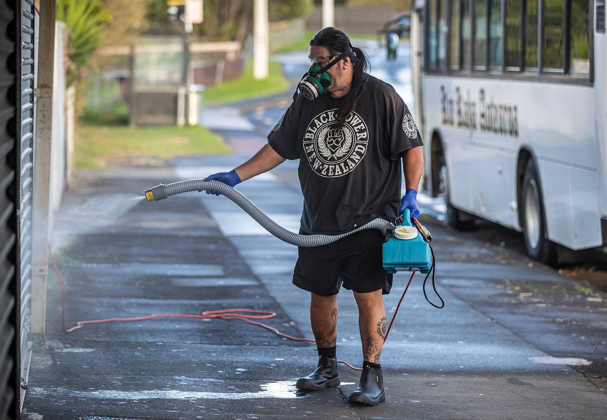 Covid 19 Coronavirus Auckland Black Power Gang Members Take Health And Safety Into Their Own Hands Nz Herald